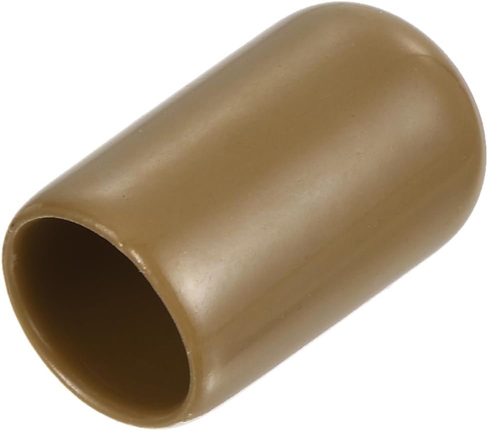 uxcell 20pcs Rubber End Caps 10.5mm ID Vinyl PVC Round Tube Bolt Cap Cover Screw Thread Protectors
