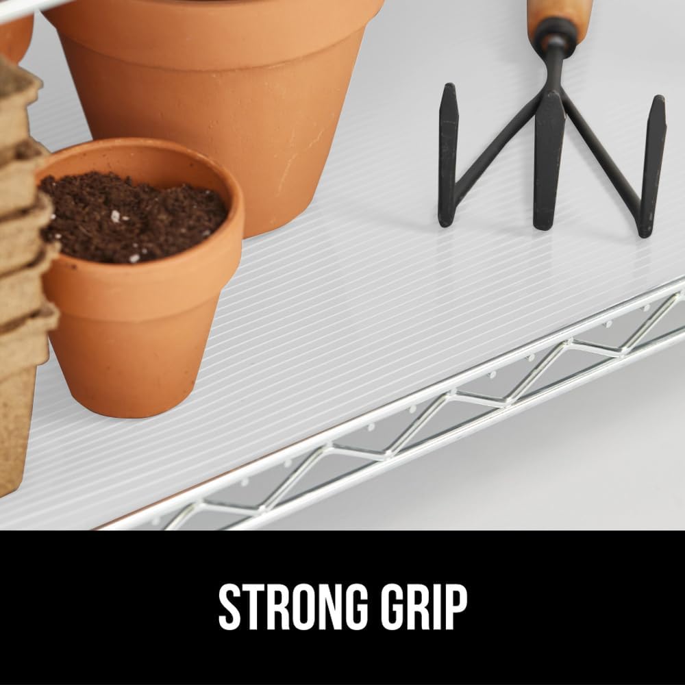 GORILLA GRIP DuraGuard Shelf Liner, 20x20 Non-Adhesive Cabinet Liners for Kitchen Drawers, Shelves