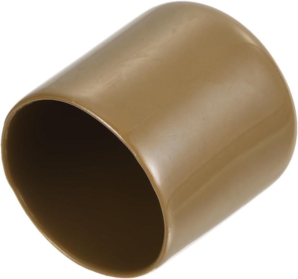 uxcell 20pcs Rubber End Caps 29mm(1 1/8") ID Vinyl PVC Round Tube Bolt Cap Cover Screw Thread