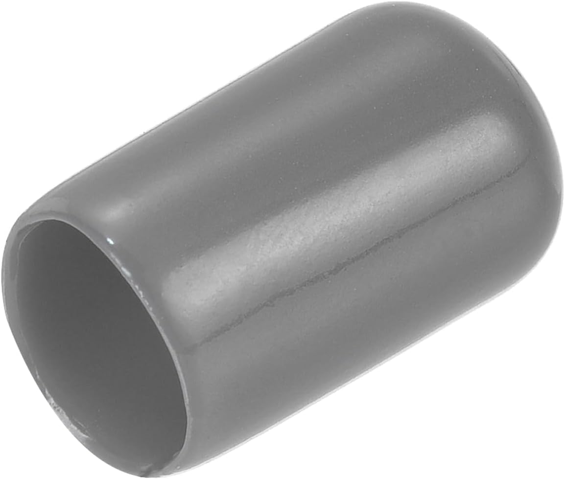 uxcell 20pcs Rubber End Caps 9mm(3/8") ID Vinyl PVC Round Tube Bolt Cap Cover Screw Thread
