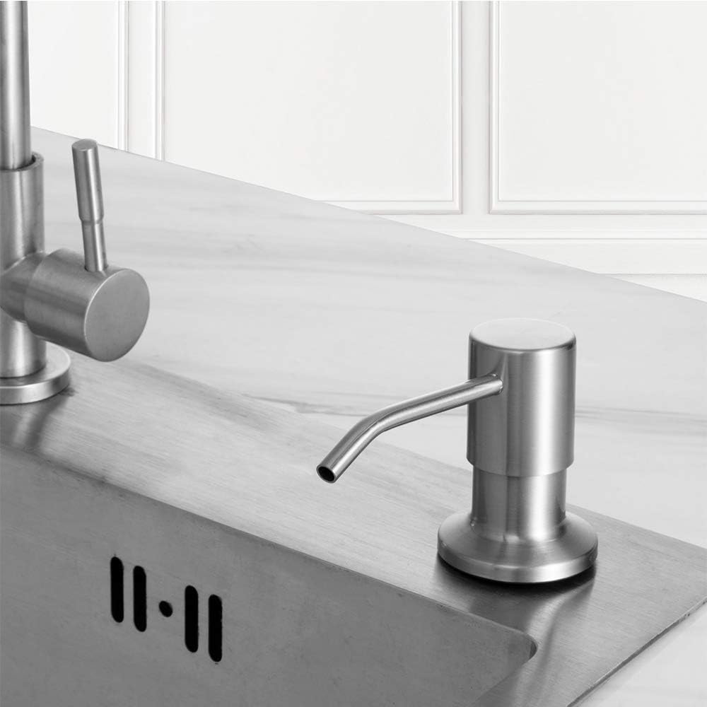 Soap Dispenser for Kitchen Sink, Built in Sink Soap Dispenser Lotion Dispenser with 17 Ounce