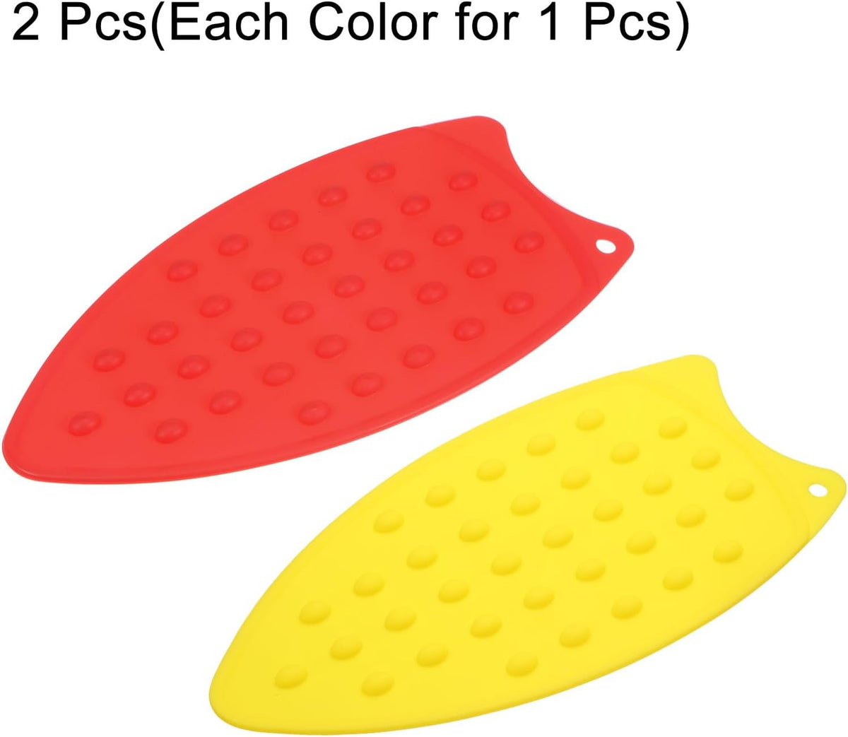 HARFINGTON 2pcs Silicone Iron Rest Pad, Multipurpose Iron Hot Resistant Mat Iron Rest Plate for