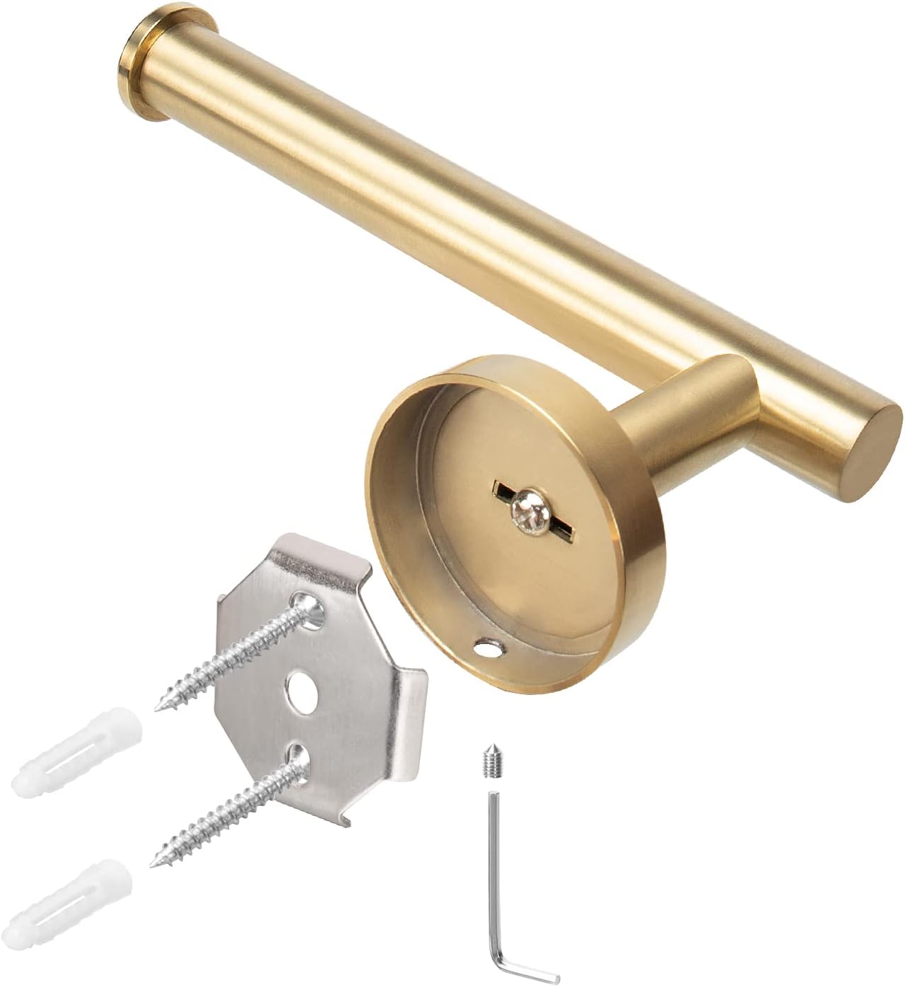 NearMoon Bathroom Toilet Paper Holder, Premium SUS304 Stainless Steel Rustproof Wall Mounted Toilet