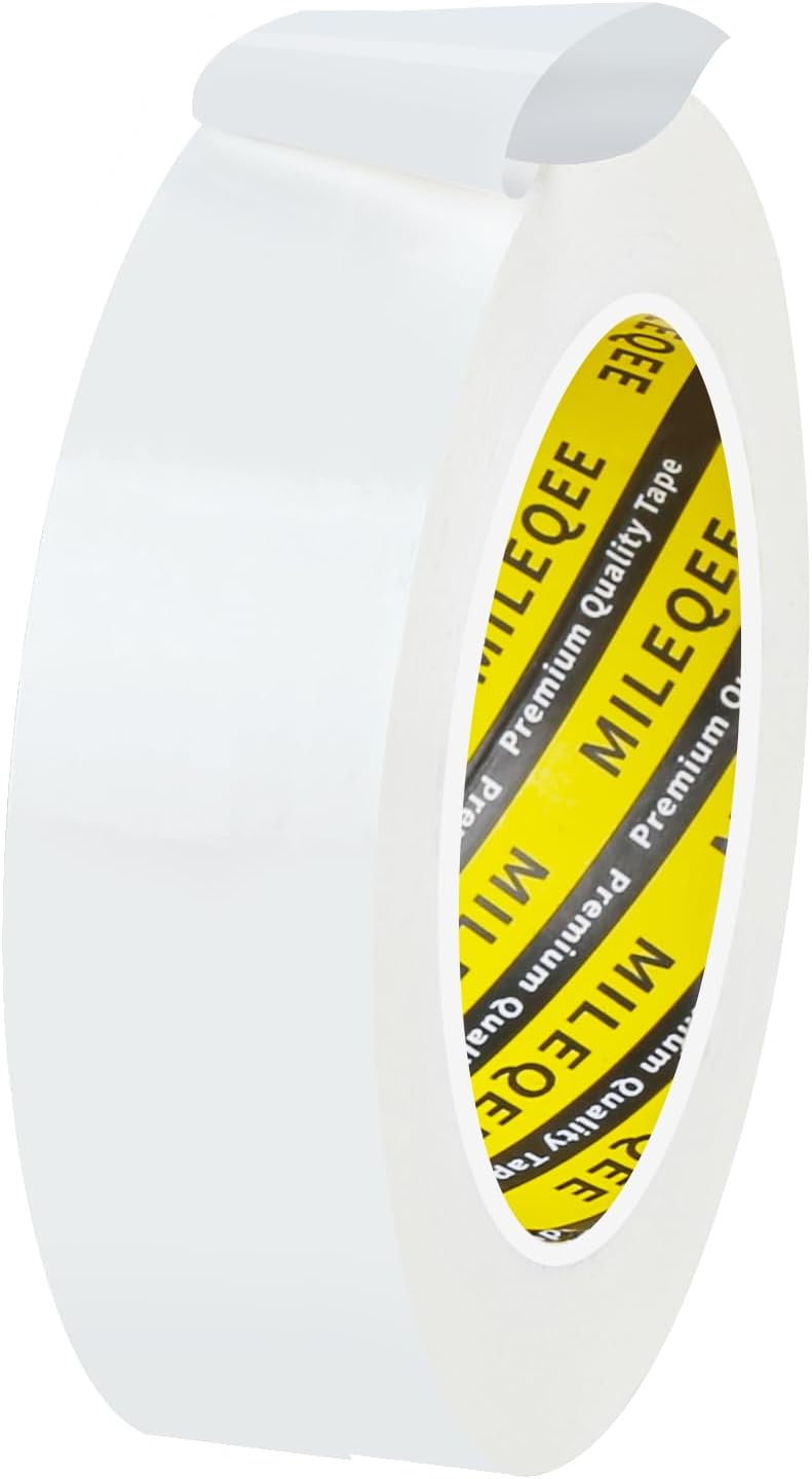 Window Weather Stripping Door Seal Tape White, 1.18in x 164FT, Automotive Weatherstrip Adhesive