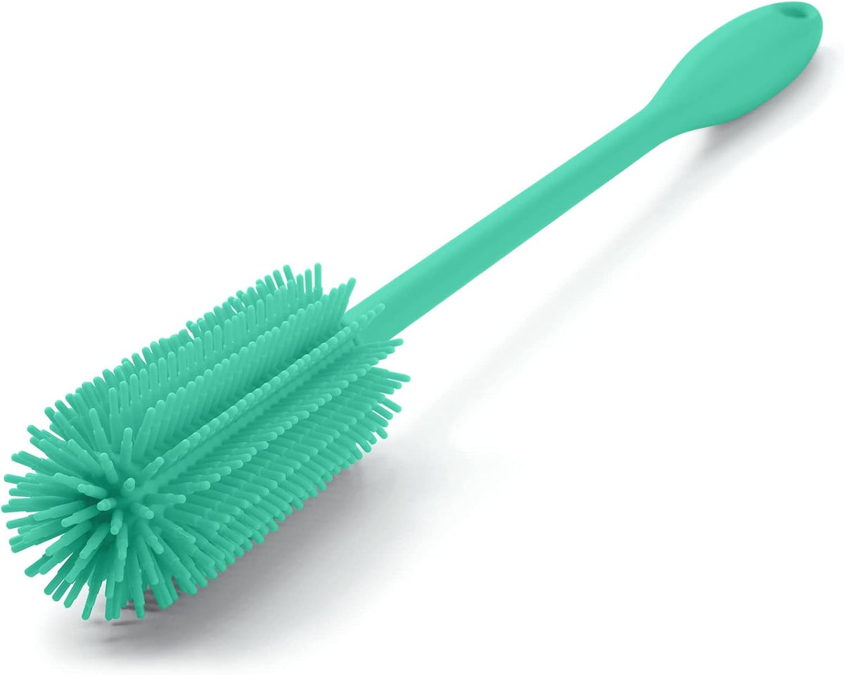 Silicone Bottle Brush, Water Bottle Cleaner Brush with Long Handle, Perfect for Cleaning Narrow