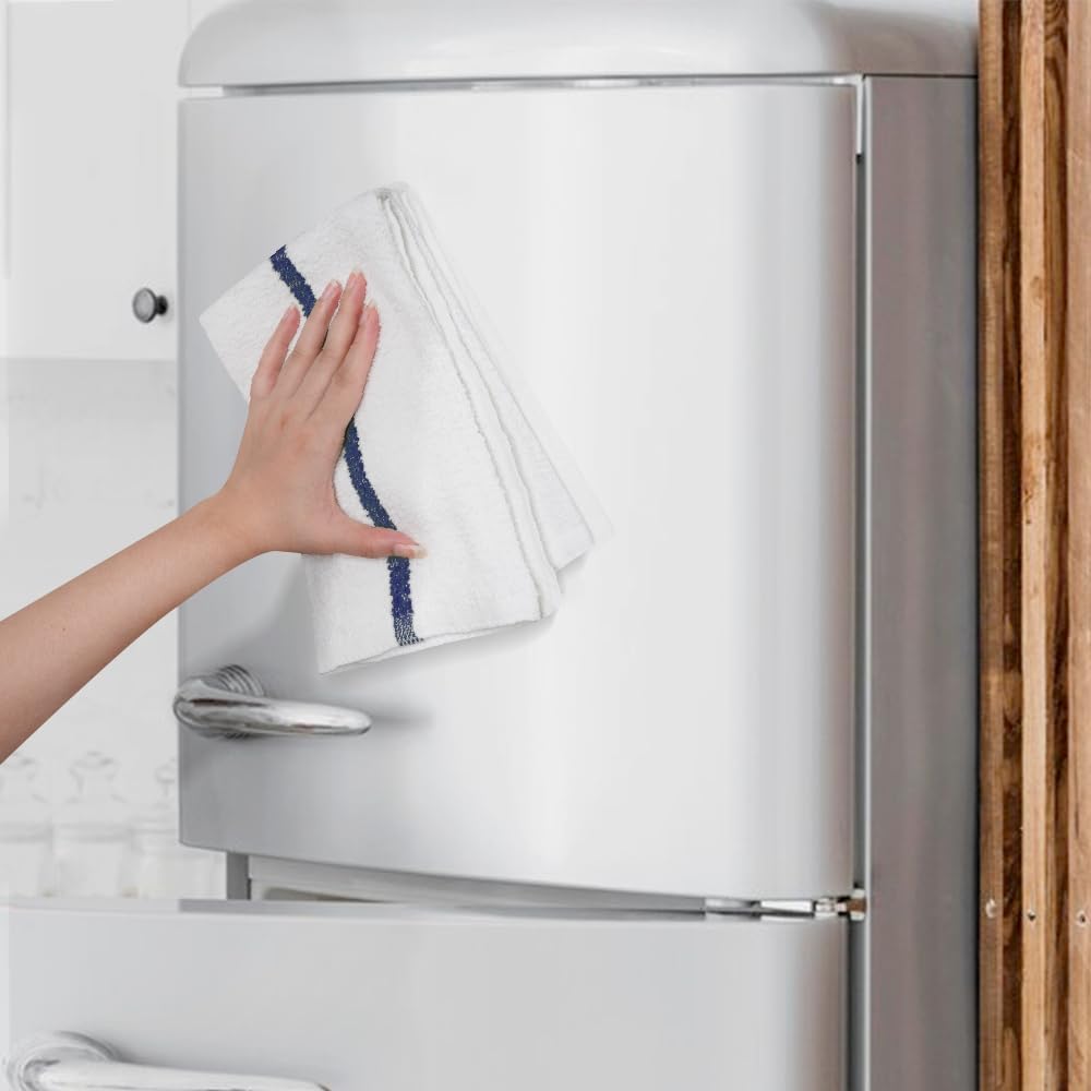 Avalon Towels Terry Bar Mop Towels (Value Pack of 36) Size 16"x19" – Absorbent and Durable