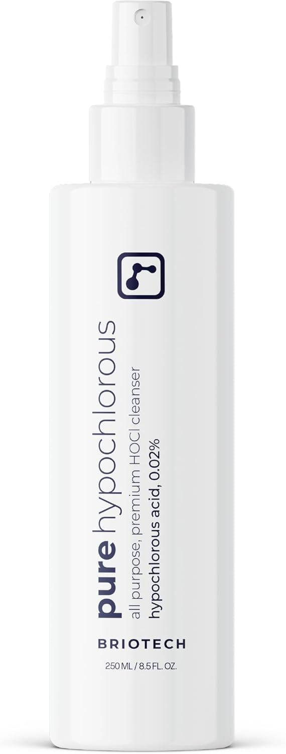 BRIOTECH Pure Hypochlorous Acid Spray and Cleanser, Original Premium HOCl Topical Solution