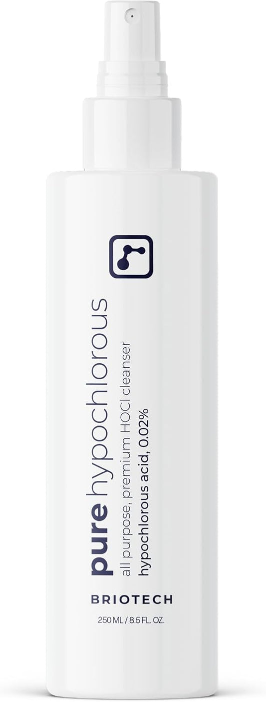 BRIOTECH Pure Hypochlorous Acid Spray and Cleanser, Original Premium HOCl Topical Solution