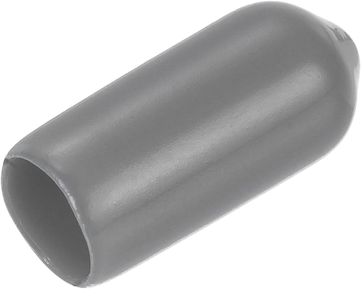uxcell 20pcs Rubber End Caps 6mm(1/4") ID Vinyl PVC Round Tube Bolt Cap Cover Screw Thread