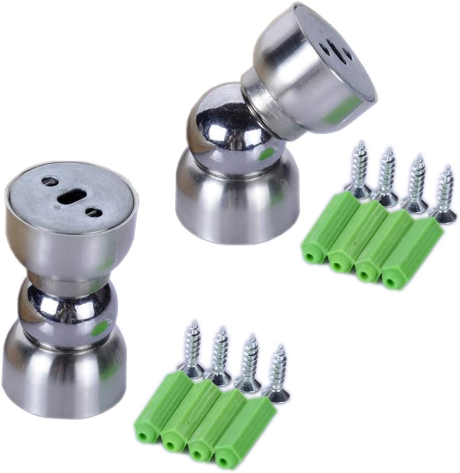 Ultra Short Type Brushed Stainless Steel Magnetic Door Stopper, Ultra Mini Home Office Commercial