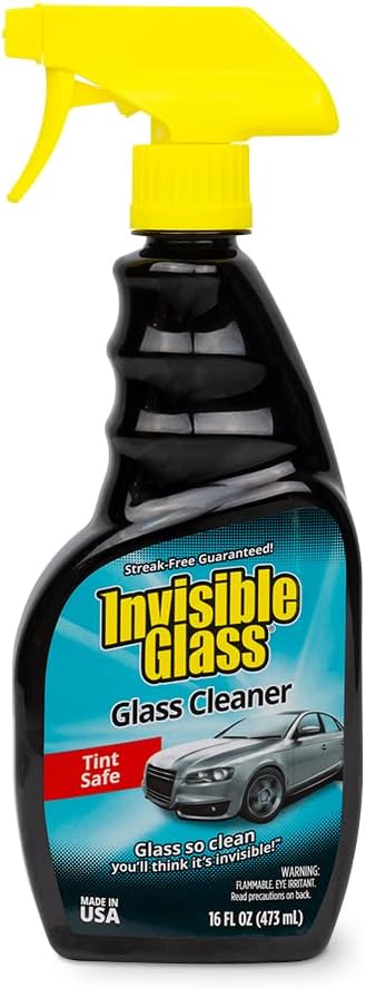 Invisible Glass 92163 Premium Glass and Window Cleaner for Auto and Home Cleans Glass, Windows