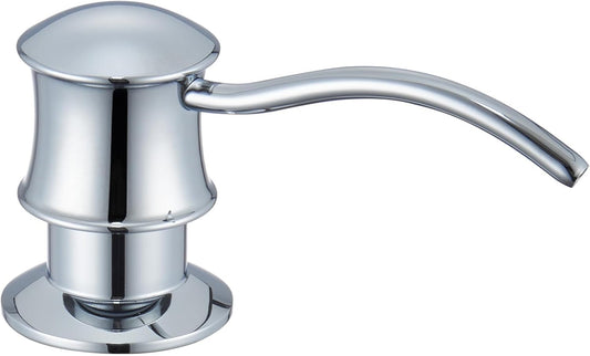 Built in Soap Dispenser for Kitchen Sink Countertop, Solid Brass Pump Head Long Spout with 10.2