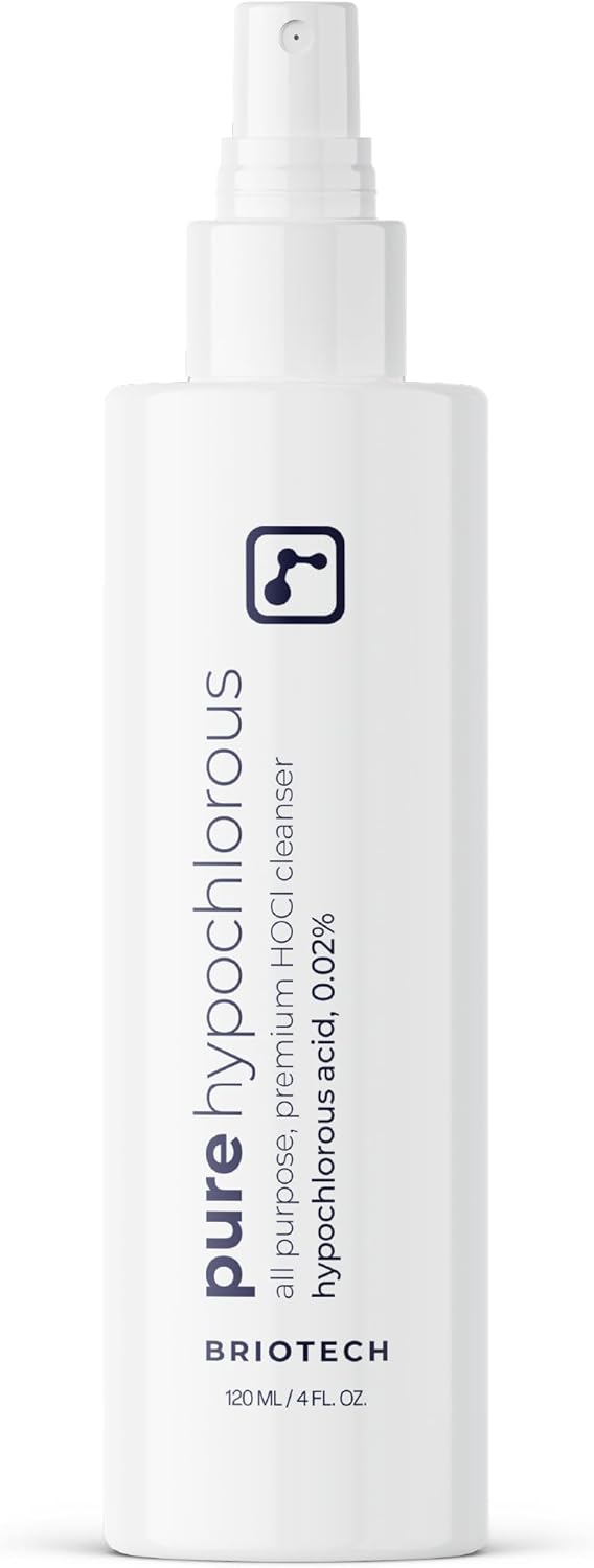 BRIOTECH Pure Hypochlorous Acid Spray and Cleanser, Original Premium HOCl Topical Solution