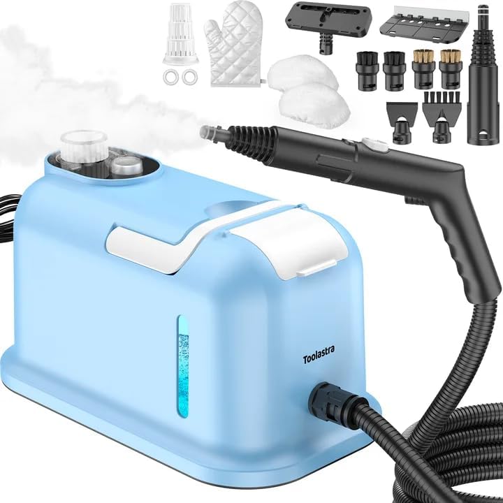 60.87oz Heavy Duty Steam Cleaner 10s Rapid Heating Handheld Steam Cleaner for Home, Steamer for
