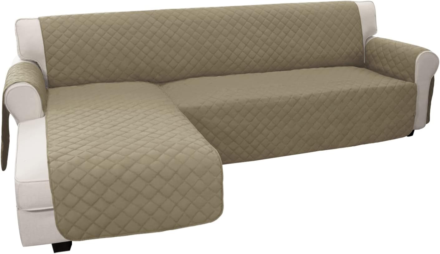 Easy-Going Sofa Slipcover L Shape Sofa Cover Sectional Couch Cover Furniture Protector Mat for Pets