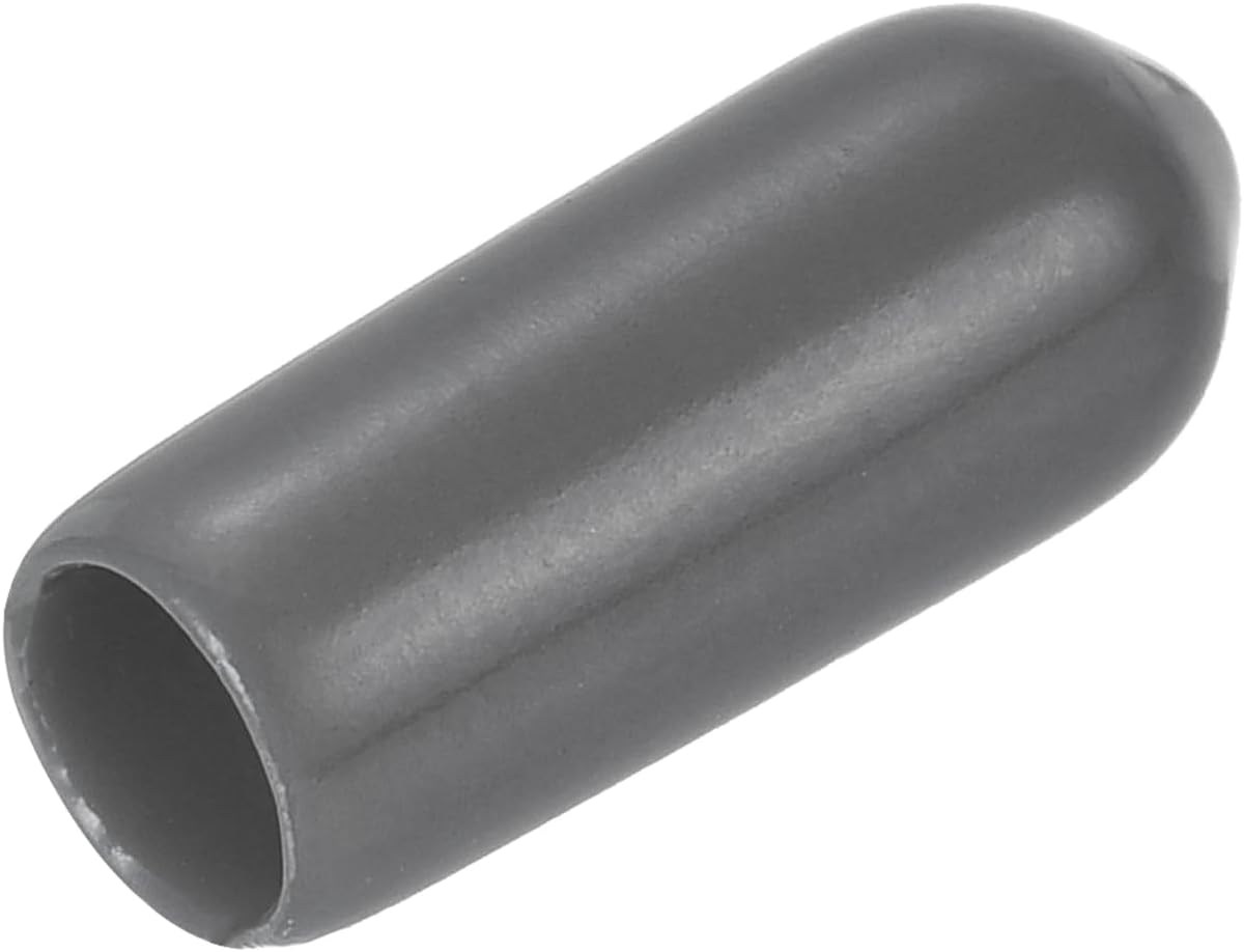 uxcell 20pcs Rubber End Caps 5mm(3/16") ID Vinyl PVC Round Tube Bolt Cap Cover Screw Thread