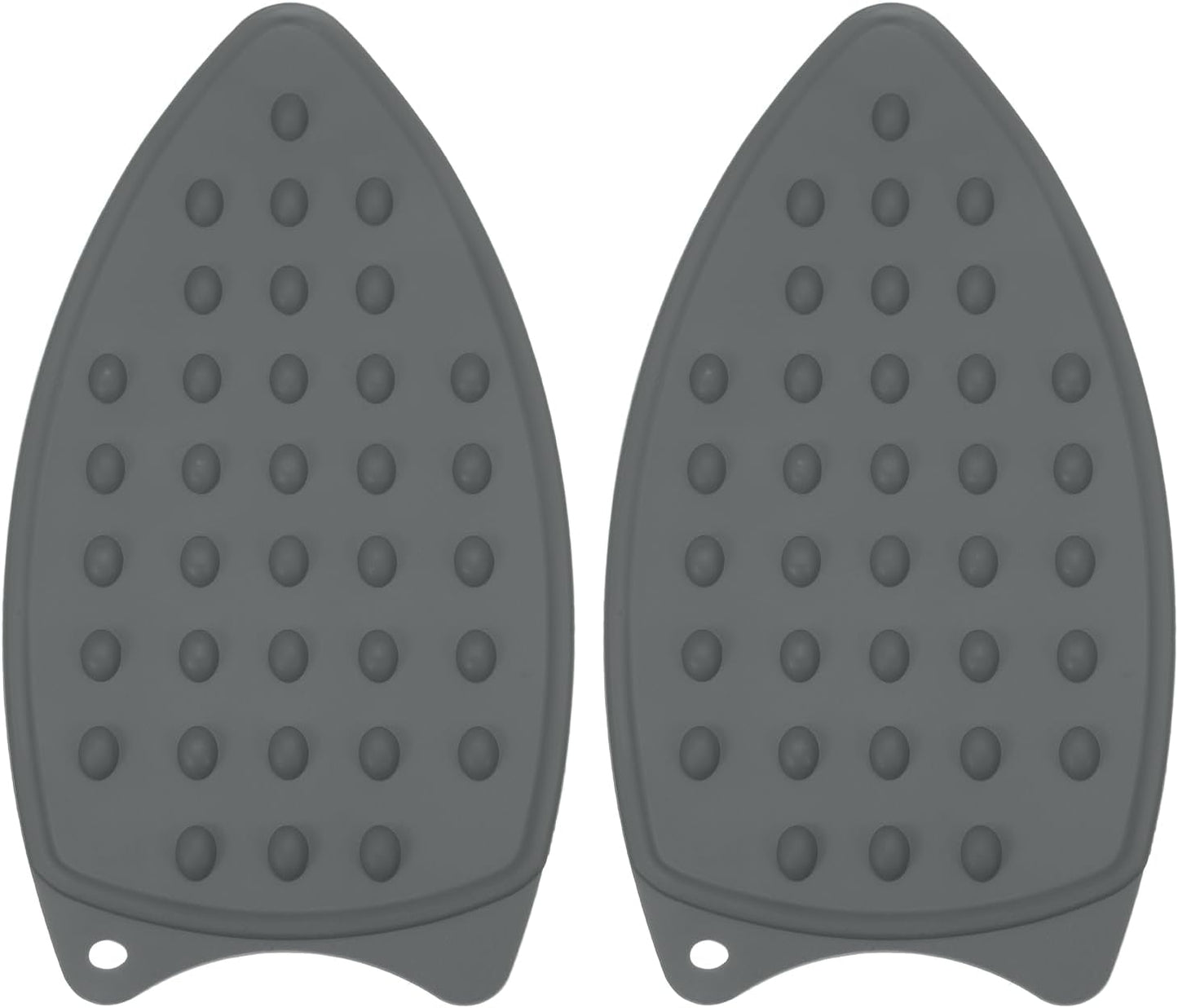 PATIKIL Silicone Iron Rest Pad, 2 Pcs Multipurpose Hot Heat Resistant Iron Rest Plate Protective