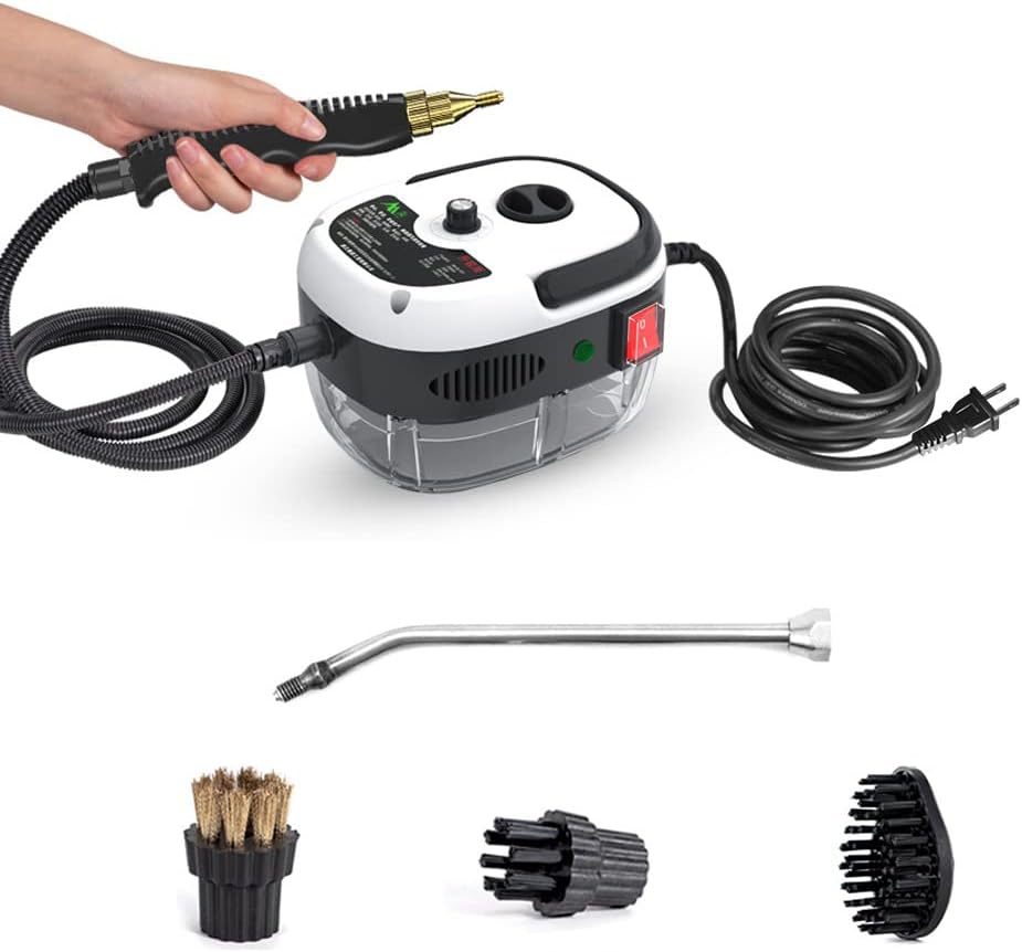2500W Portable Handheld Steam Cleaner, High Temperature Pressurized Steam Cleaning Machine with