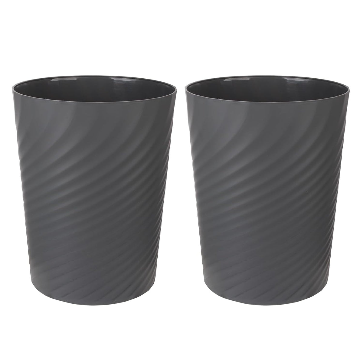 UUJOLY Plastic Small Trash Can Wastebasket, Garbage Container Basket for Bathrooms, Laundry Room
