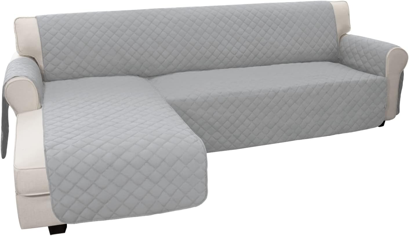 Easy-Going Sofa Slipcover L Shape Sofa Cover Sectional Couch Cover Furniture Protector Mat for Pets
