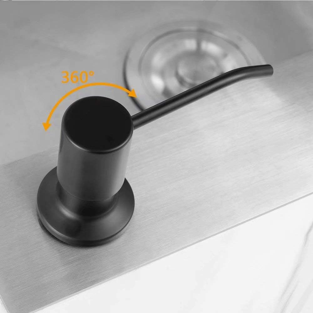 Soap Dispenser for Kitchen Sink, Built in Sink Soap Dispenser Lotion Dispenser with 17 Ounce