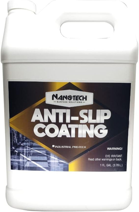 Nanotech Surface Solutions Anti-Slip Coating - Works in Minutes, Reduces Slip & Fall Accidents Due