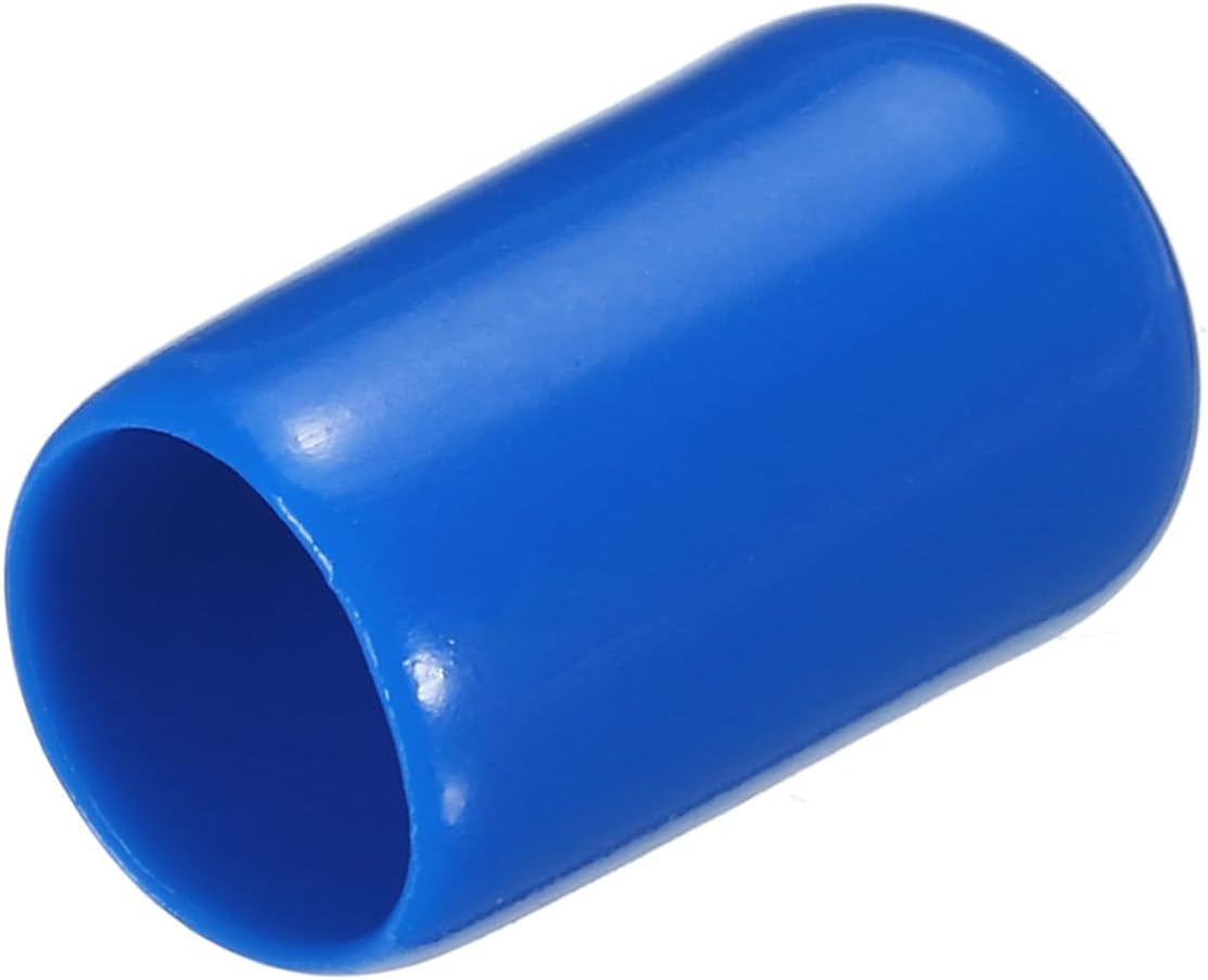 uxcell 20pcs Rubber End Caps 7.5mm ID Vinyl PVC Round Tube Bolt Cap Cover Screw Thread Protectors