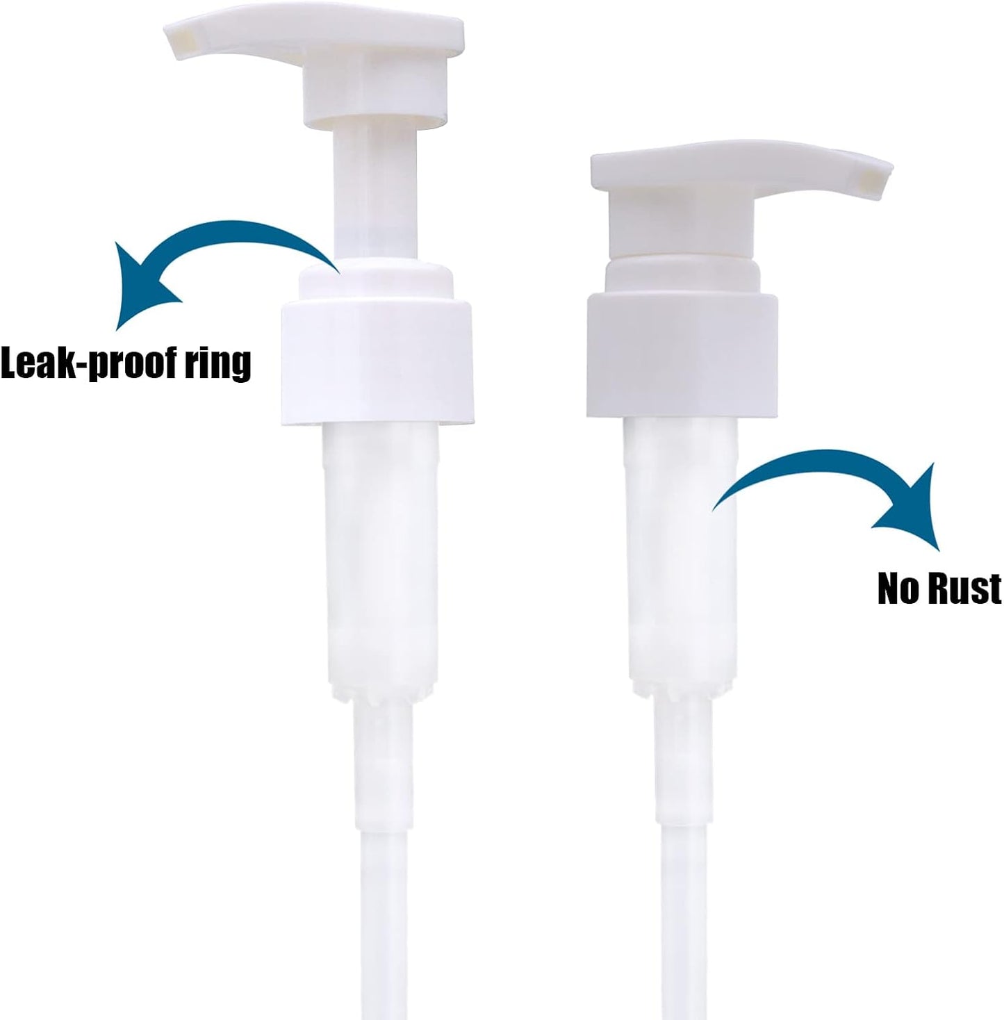 Cosywell Pump Bottle Dispenser Plastic Pump Bottles Refillable Bottles Wide Mouth Jar Style Empty