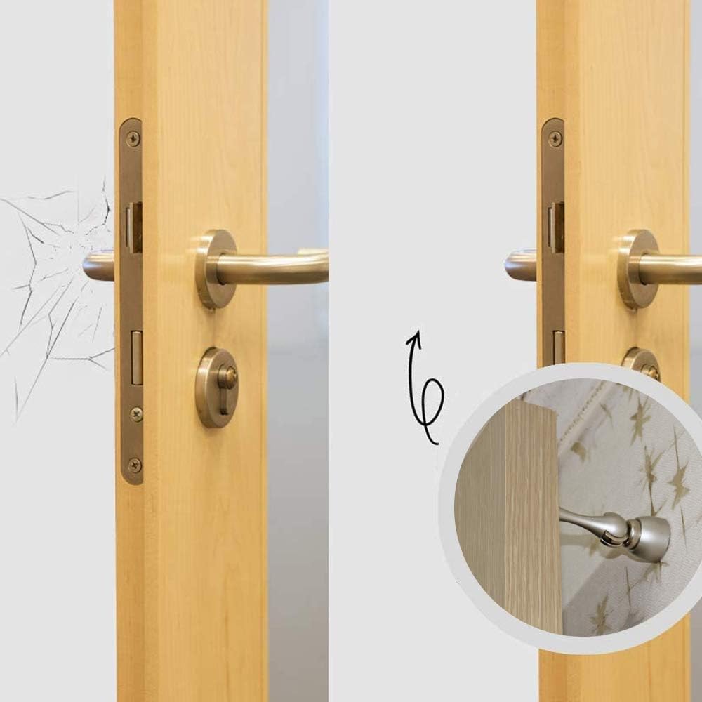Magnetic Door Stop, Stainless Steel, Magnetic Door Catch, Door Holder, Door Stops, Wall Mounted