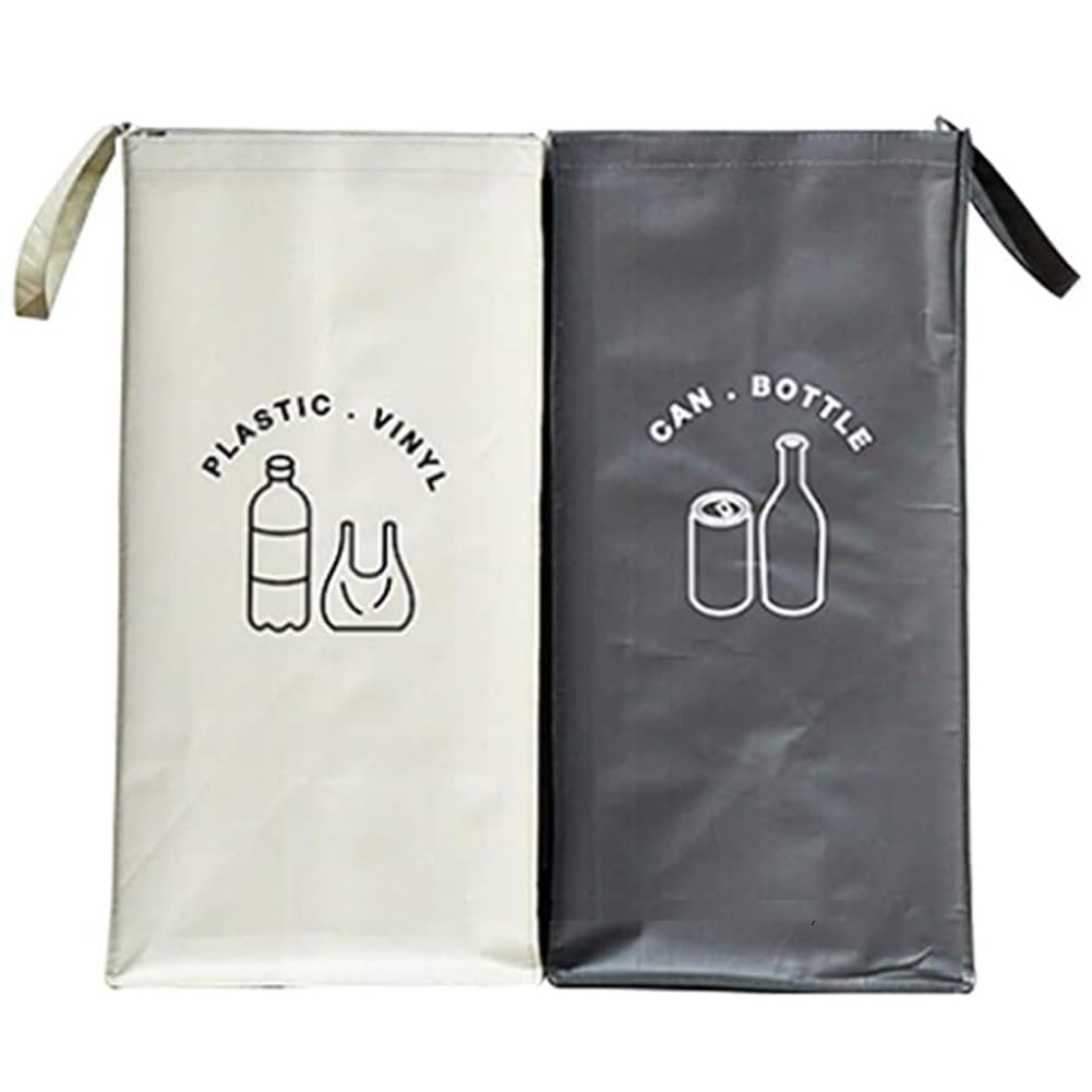 Separate Recycling Waste Bin Bags for Kitchen Home Recycle Garbage Trash Sorting Bins Organizer