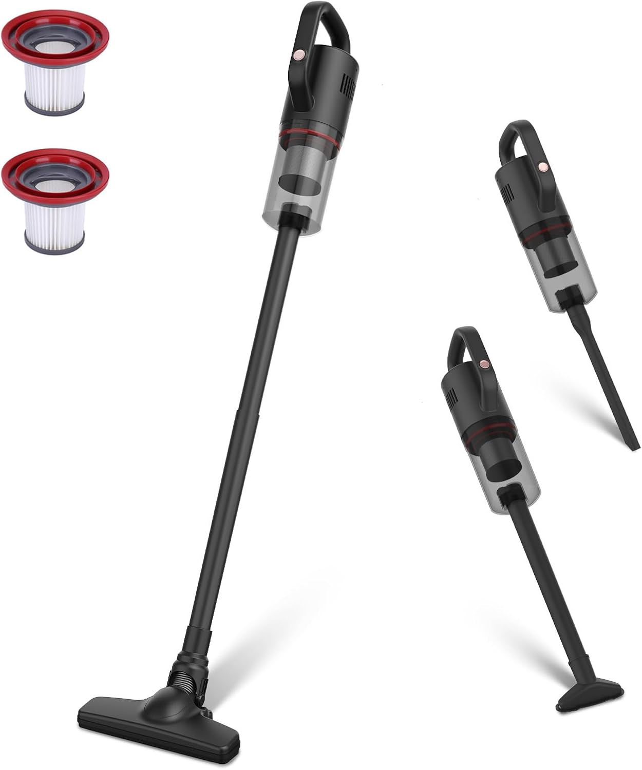 Cordless Vacuum Cleaner Lightweight Hand-held Stick Vacuum Small Vacuum for Hard Floor Car Pet Hair