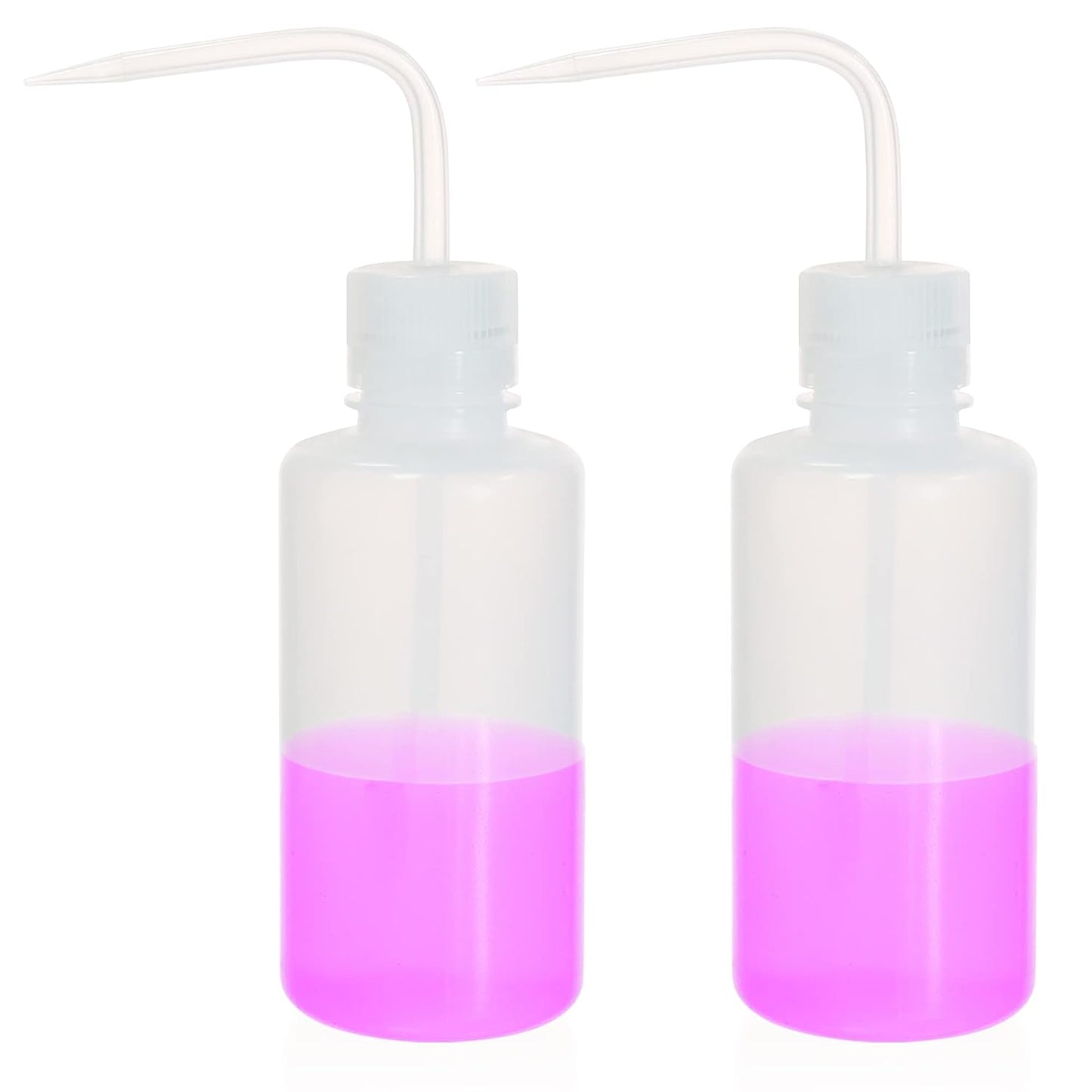 New Releasedd Thick Wall 500ml/17OZ Squeeze Bottle Set 2pcs - Versatile Durable Plastic Wash