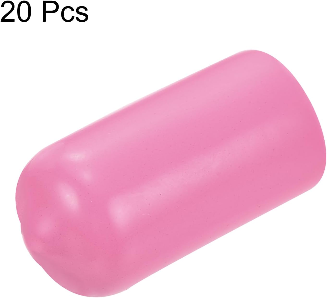 uxcell 20pcs Rubber End Caps 10mm(3/8 inch) ID Vinyl PVC Round Tube Bolt Cap Cover Screw Thread