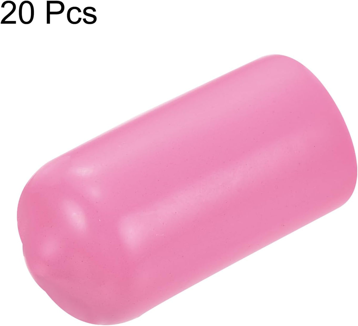 uxcell 20pcs Rubber End Caps 10mm(3/8 inch) ID Vinyl PVC Round Tube Bolt Cap Cover Screw Thread