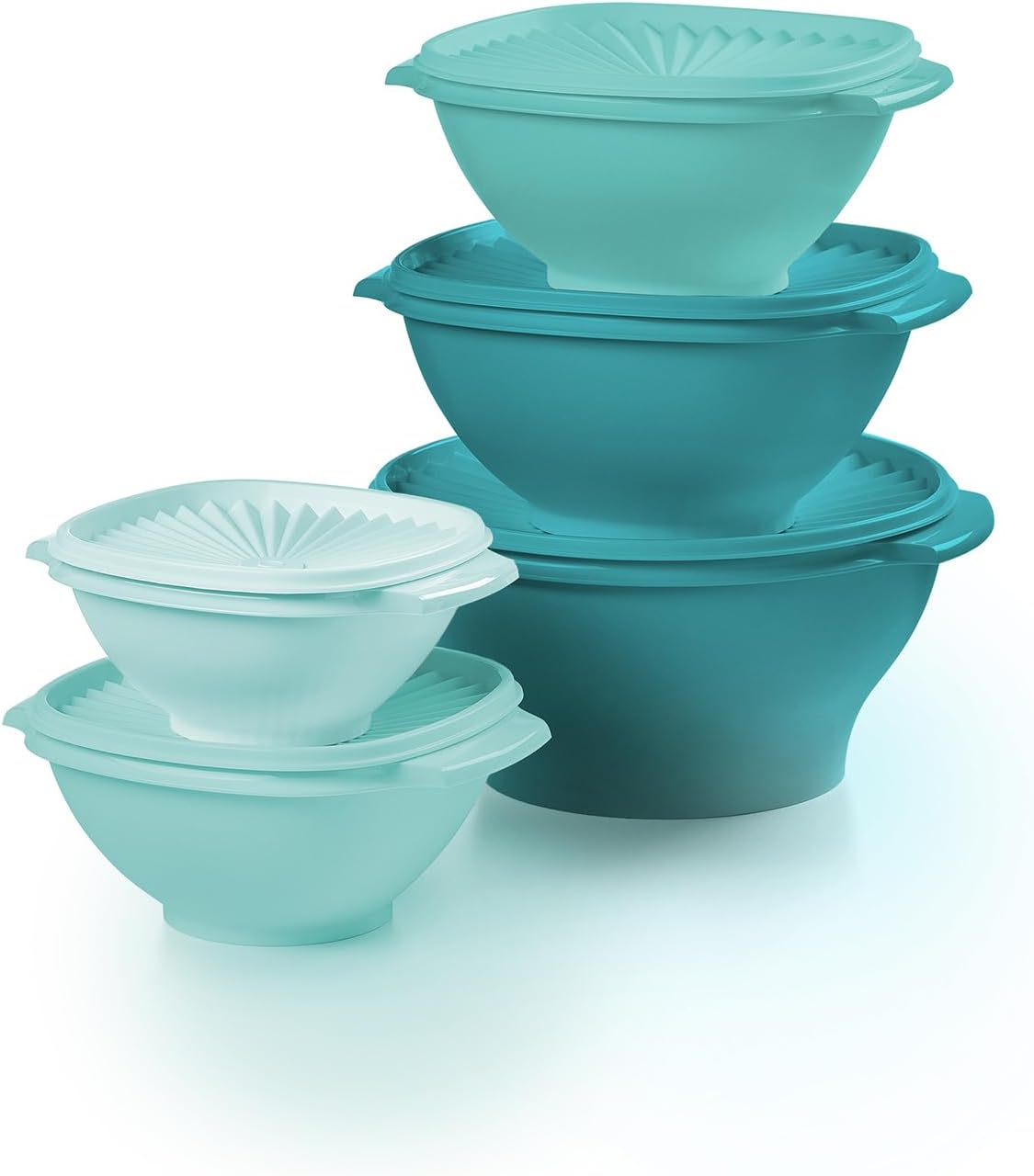 Tupperware Heritage Collection, New 10 Piece Food Storage Container Set in Vintage Green