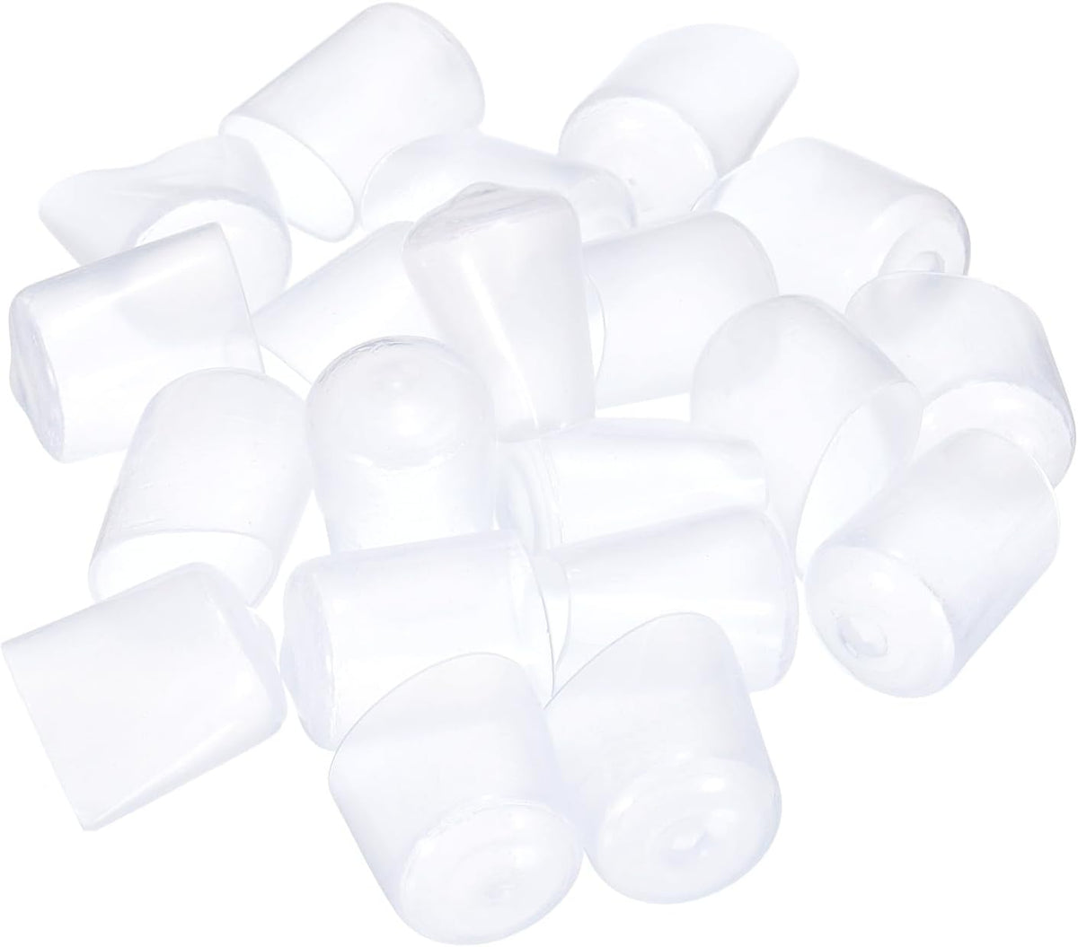 uxcell 20pcs Rubber End Caps 19mm(3/4") ID Vinyl PVC Round Tube Bolt Cap Cover Screw Thread