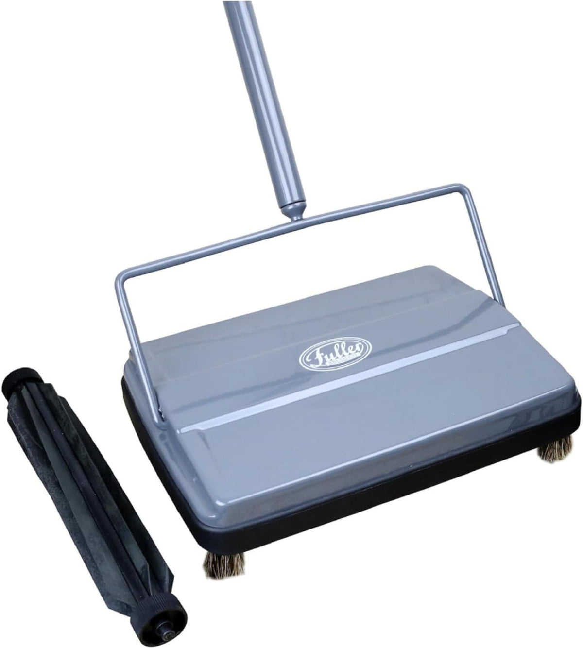 Fuller Brush Electrostatic Carpet & Floor Sweeper with Additional Rubber Rotor - 9" Cleaning Path