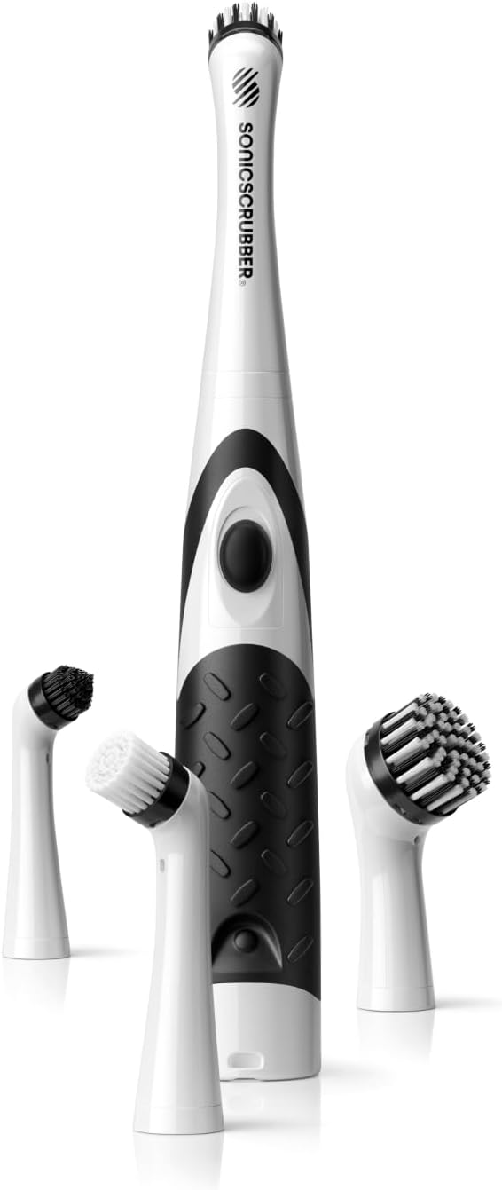 Household Cleaning Brush - Electric Scrubbing Brush - Home, Kitchen & Bathroom - Removes Mould &