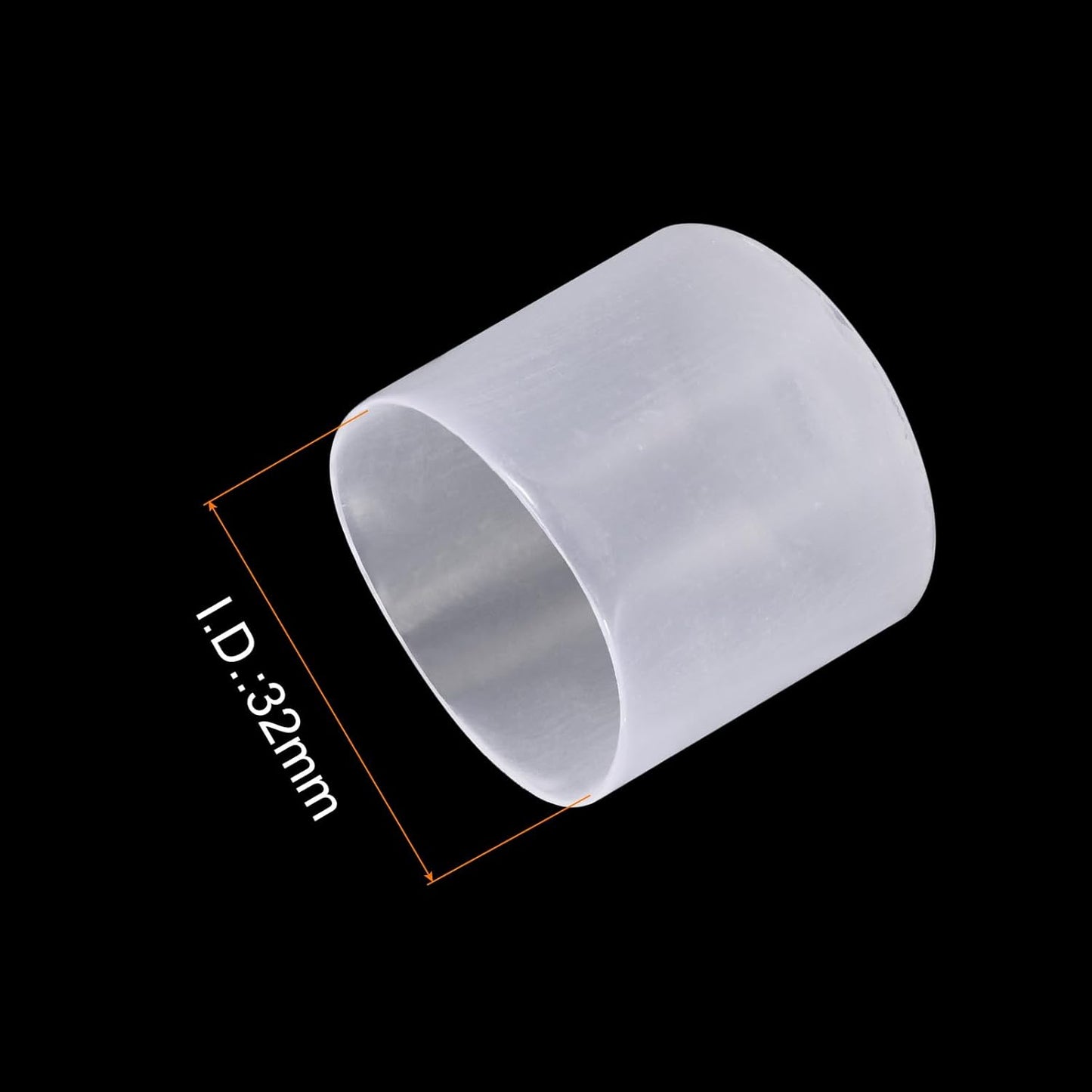 uxcell 20pcs Rubber End Caps 32mm ID Vinyl PVC Round Tube Bolt Cap Cover Screw Thread Protectors