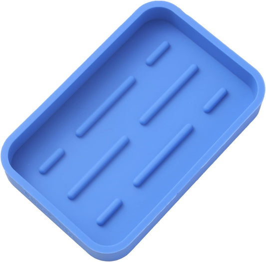 Silicone Kitchen Sink Organizer Tray for Multiple Usage,Easy Clean Sponges Holder for Kitchen