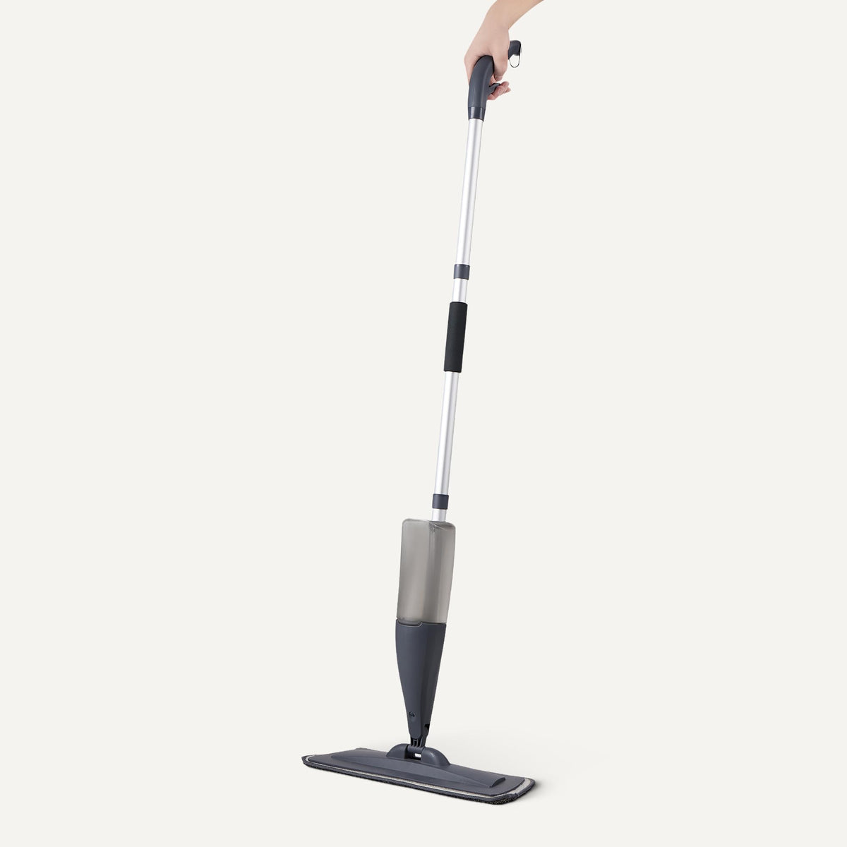 Amazon Basics Dry and Wet Floor Spray Mop, 360-Degree Swivel Spray Mop for Hardwood, Tile