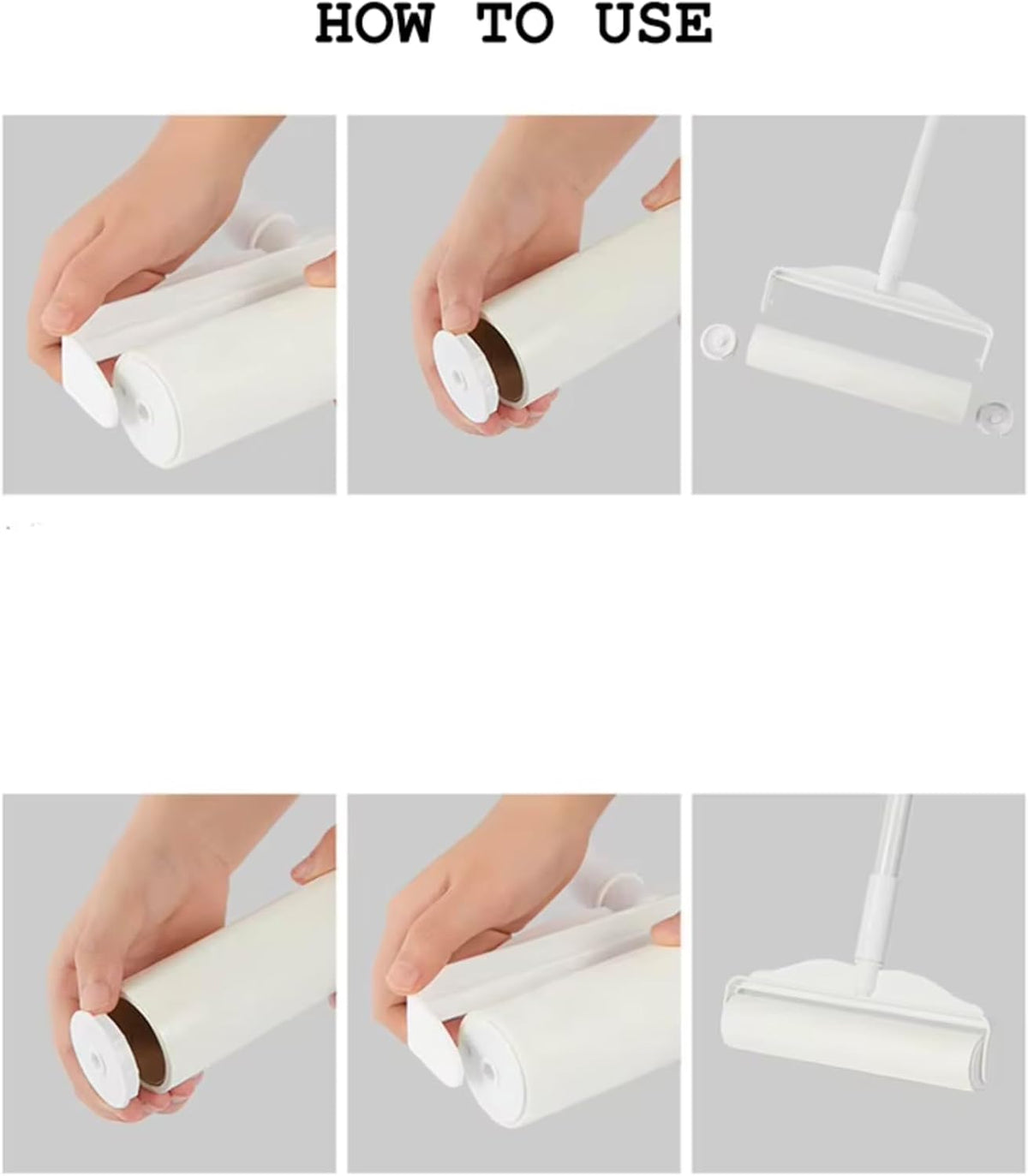 RainbowZone Large Lint Rollers plus 3 Rolls 9.5'' Extra Wide Total 300 sheets Giant Lint Roller