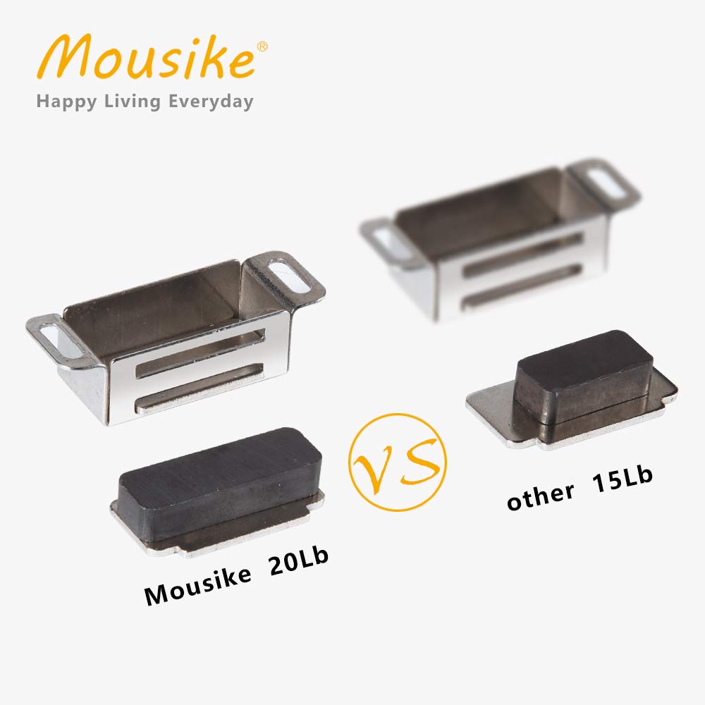 Mousike Cabinet Magnets Magnetic Door Catch Stainless Steel Door Magnet for Kitchen Bathroom