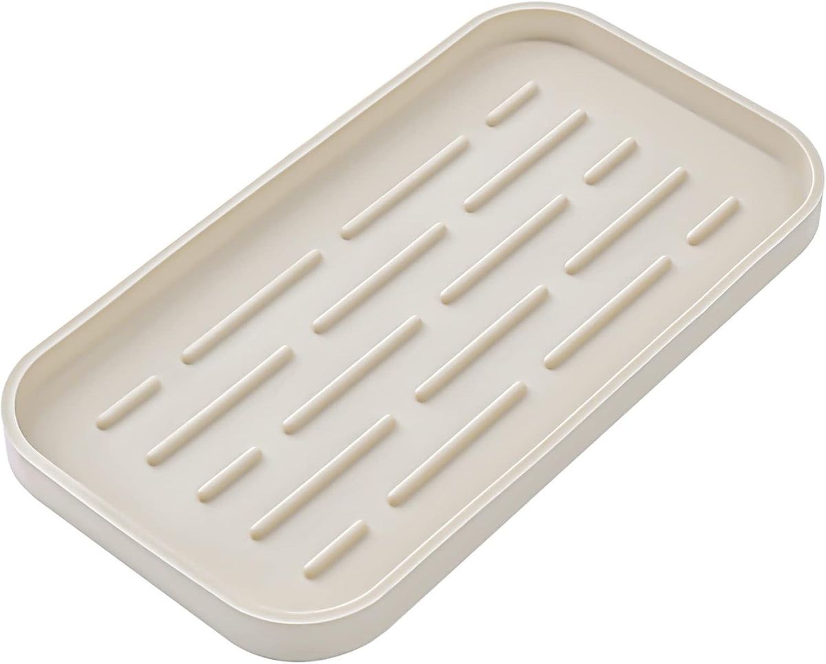 Silicone Kitchen Sink Organizer Tray for Multiple Usage,Eco-Friendly Sponges Holder for Kitchen