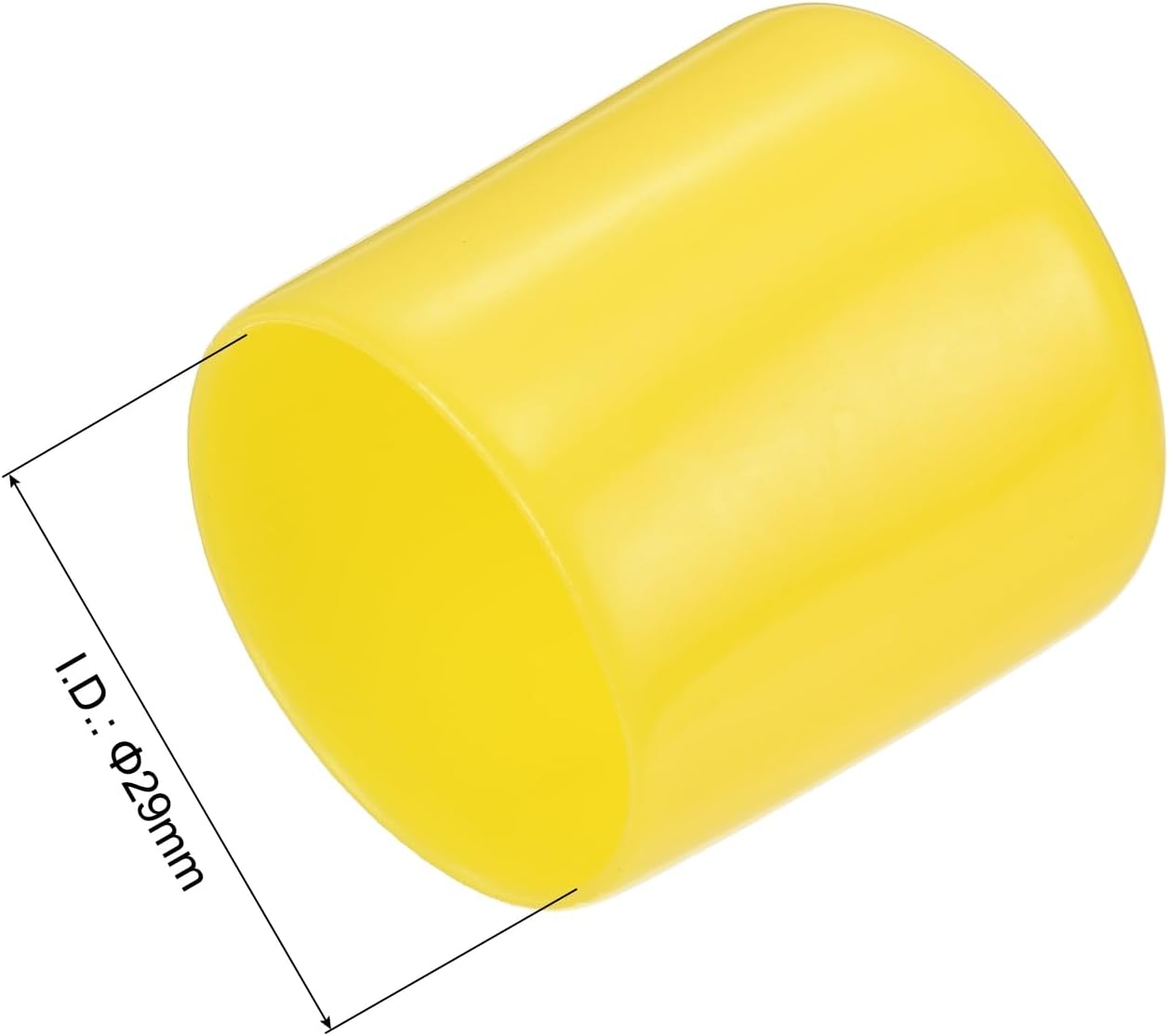 uxcell 20pcs Rubber End Caps 29mm(1 1/8") ID Vinyl PVC Round Tube Bolt Cap Cover Screw Thread