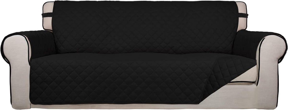 PureFit Reversible Quilted Sofa Cover, Water Resistant Slipcover Furniture Protector, Washable