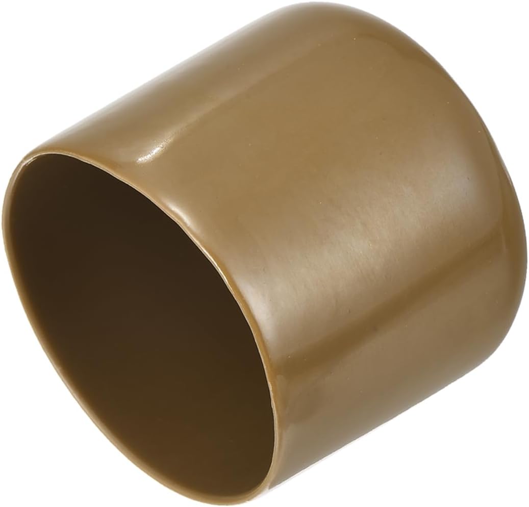 uxcell 20pcs Rubber End Caps 46mm ID Vinyl PVC Round Tube Bolt Cap Cover Screw Thread Protectors