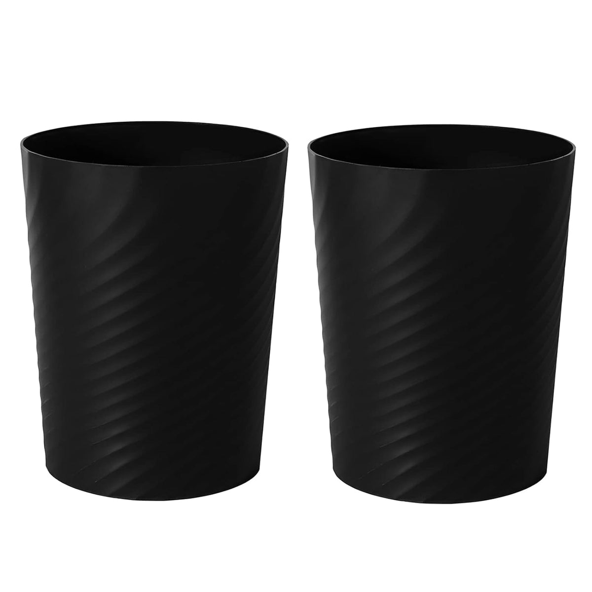UUJOLY Plastic Small Trash Can Wastebasket, Garbage Container Basket for Bathrooms, Laundry Room