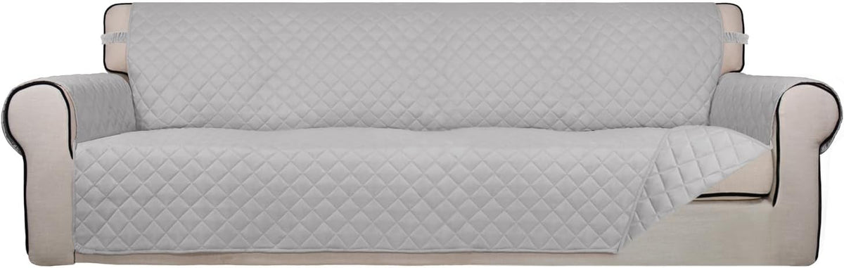 PureFit Reversible Quilted Sofa Cover, Water Resistant Slipcover Furniture Protector, Washable