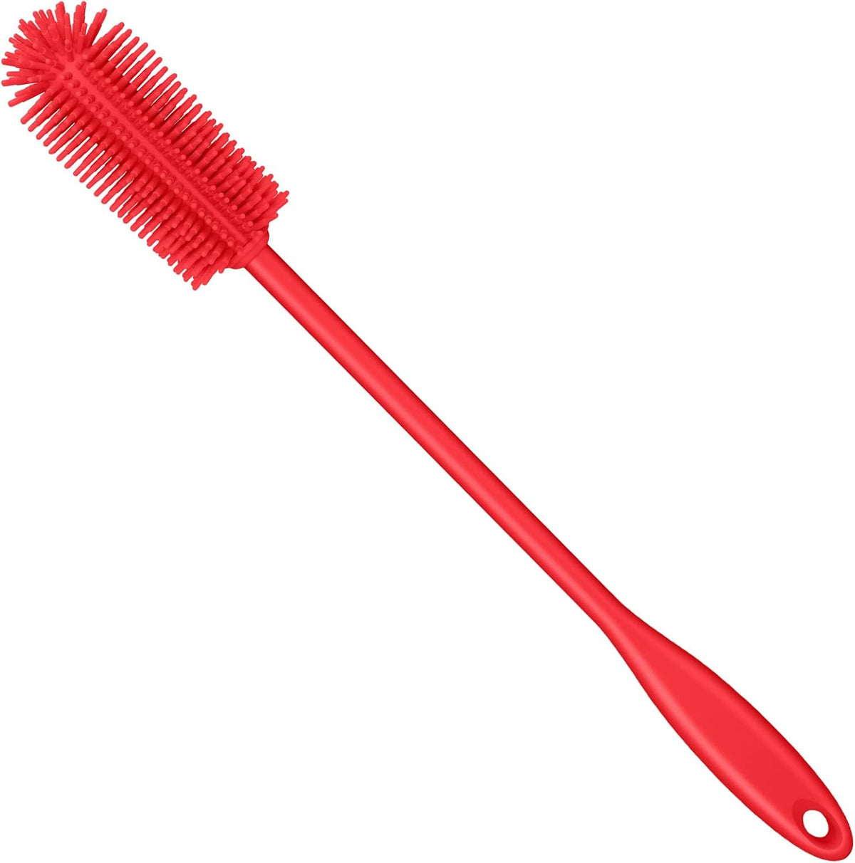 Silicone Bottle Brush, Water Bottle Cleaner Brush with Long Handle, Perfect for Cleaning Narrow